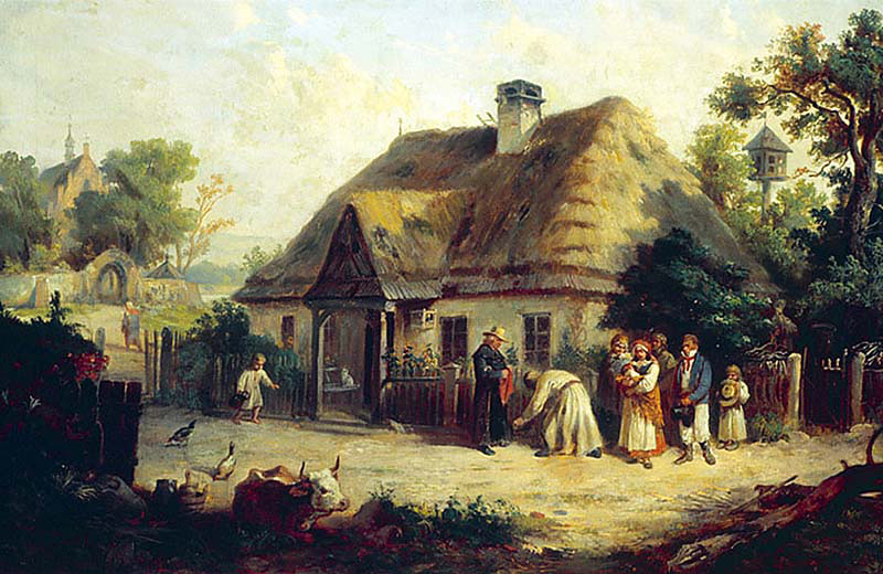 In Front of the Presbytery